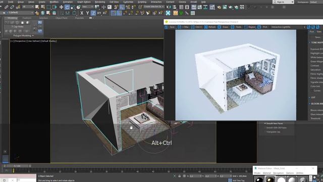Как создать разрез в 3ds Max