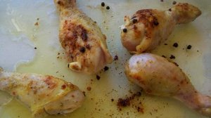 Голень куриная с картошкой
