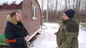 Отзыв баня бочка Квадро овал 4*6 метров Вологда