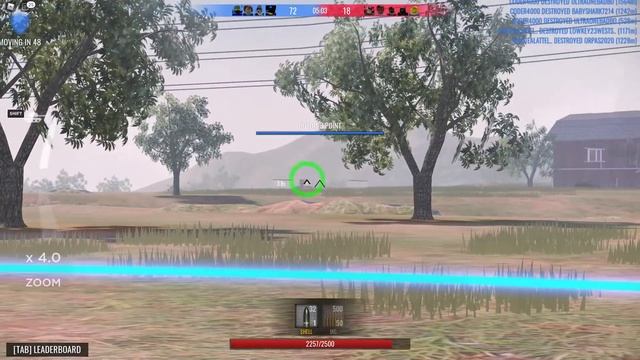 Depression angle? What's that? (Roblox Tank Warfare) смотреть онлайн