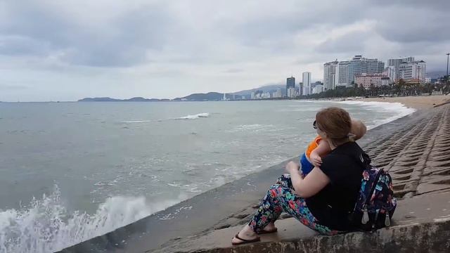 Красиво. Берег моря. Ничанг. Вьетнам.