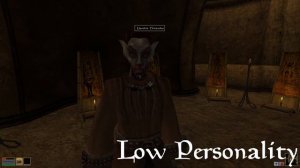 Low Personality vs. High Personality in Morrowind