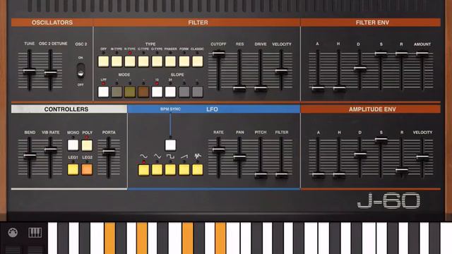 Demo J-60 app Syntronik (iPad5 - Zé Osório) смотреть онлайн