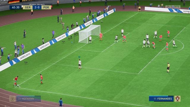 Fifa 23 Германия против Португалии. Впервые играю с камерой EA Sports. смотреть онлайн