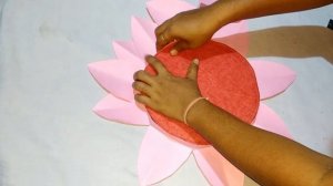 Ganpati Lotus decoration | Ganpati decoration ideas | Eco-friendly Ganpati Decoration/Art Gallery