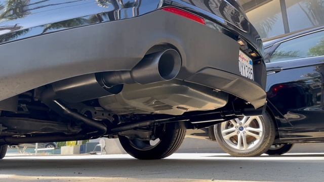 2019 Ford Taurus SHO PP + MRT "Black Ops" axle-back exhaust audio: смотреть онлайн