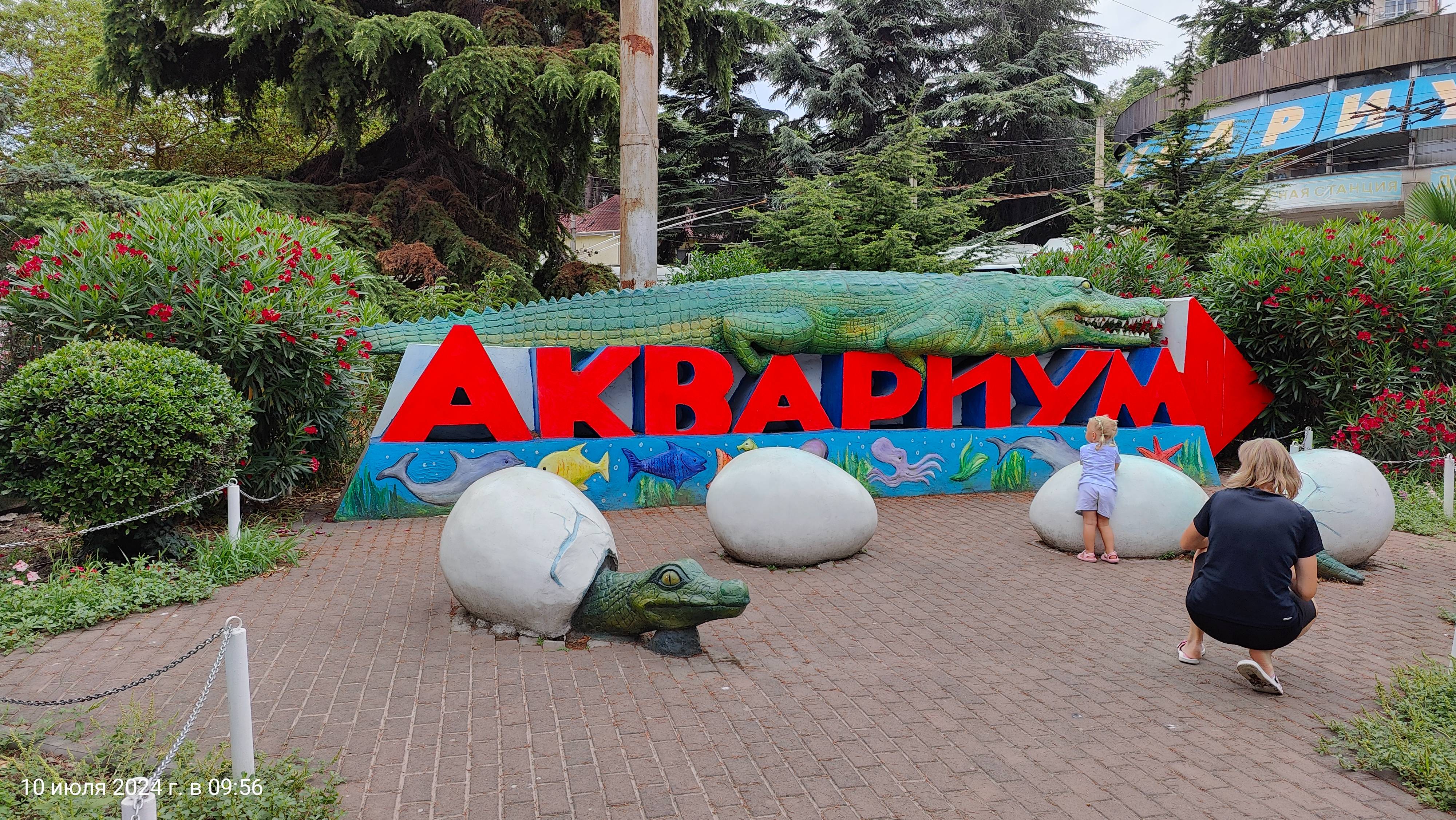 Алуштинский аквариум. 10 июля 2024г.