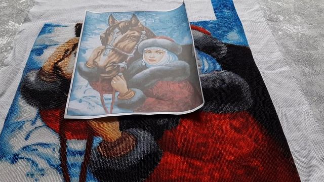 96. Боярышня от Бисерного эксклюзива. Продвижения в вышивке. #вышивкабисером
