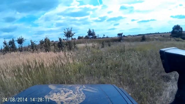 Съемка на экшн камеру Pajero и Cherokee смотреть онлайн