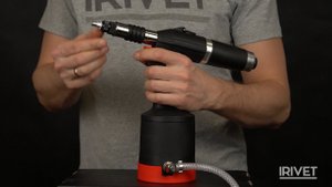 MASTERFIX XGRIP N08QI - пневмо-гидравлический заклёпочник для резьбовых заклёпок от М3 до М8