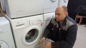 Стиральная машина бош нет отжим  || Не заканчивает стирку