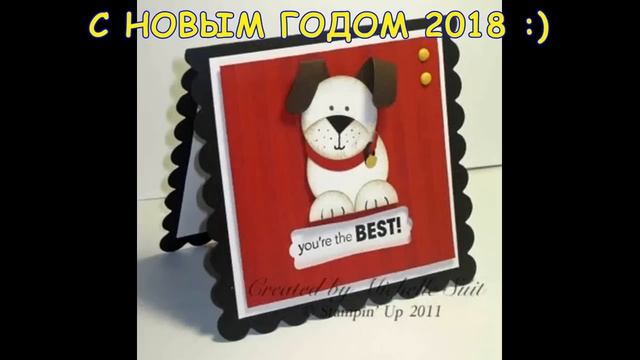 100 идей. Самые красивые и необычные открытки к Новому году 2018 своими руками! смотреть онлайн
