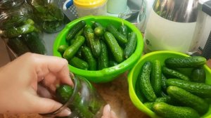 Закрываю ?огурцы на зиму ?