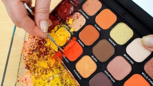 Fire vs Ice - Mixing Makeup Eyeshadow Into Slime Special Series 226 Satisfying Slime Video