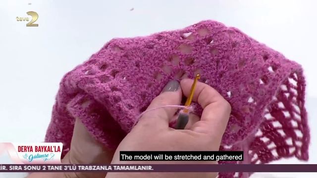 Alize Angora Gold Ombre Batik ile Şal Yapımı - Shawl Tutorial смотреть онлайн