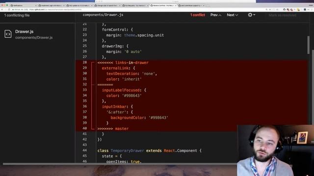 Fixing Merge Conflicts with GitHub смотреть онлайн