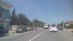 Xudat şəhəri. Город Худат.  Autotravel. Azerbaijan.