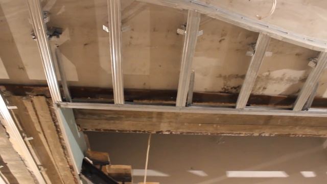 Классическая волна из гипсокартона, от монтажа каркаса - до готового изделия. смотреть онлайн