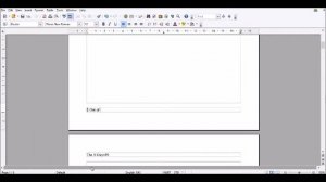 Open Office Writer - Headers and Footers
