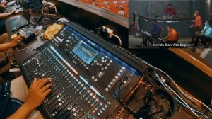 Allen Heath SQ 6 Live Mixing FOH View