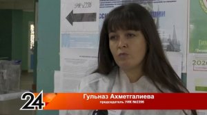 На избирательном участке в селе Ленино-Кокушкино свой выбор сделал глава района Ильхам Кашапов