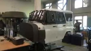 Динамический тренажер автомобиля УАЗ. Муромтепловоз