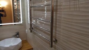 Ремонт ванной в панельном доме, без перепланировки.