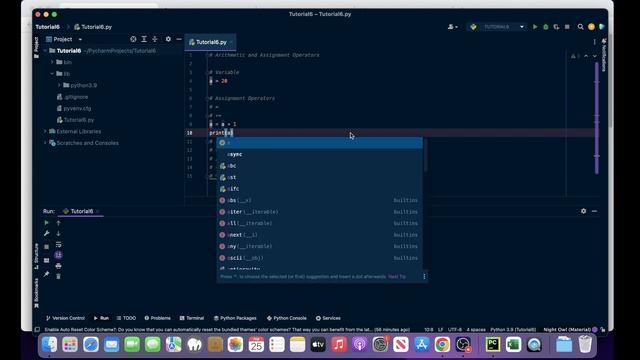 What are Arithmetic and Assignment Operators in Python - Tutorial #6 | Python for Absolute Beginner