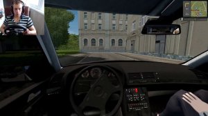 Мерседес 600 Кабан - City Car Driving + Logitech G29