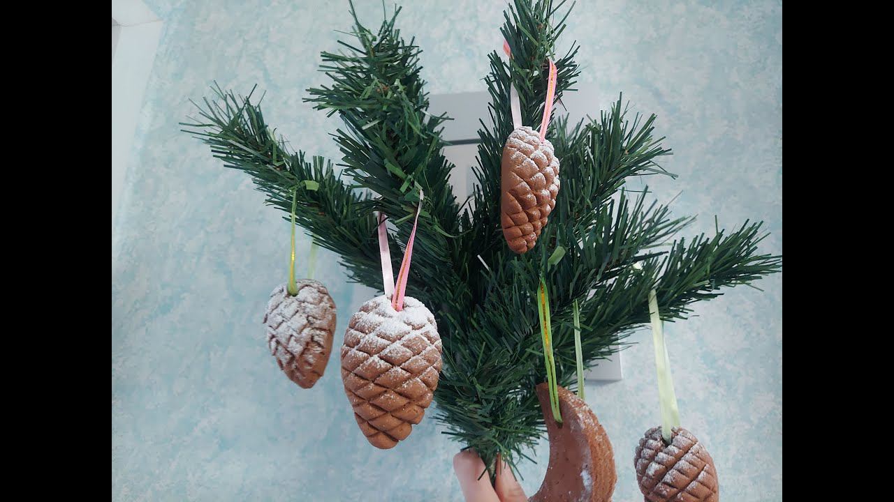 Съедобные украшения на новогоднюю ёлку. смотреть онлайн