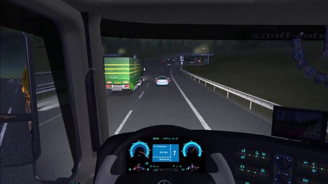 Euro Truck Simulator 2008 Series Videos#3 | Mercedes Benz Actros MP4 Part#2|KFK- MİX MAPS смотреть онлайн
