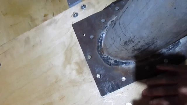 Водный гидроцикл из пенопласта и фанеры с водометом из помпы. Руль для водомета из пластиковой труб