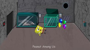 Among Us VS Project Playtime 2 Boxy Boo full colors - Peanut Among us funny animation