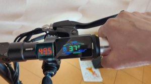 Мотоциклетная ручка "газа" на Kugoo m5