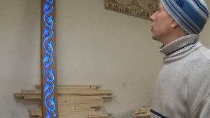 Резные наличники. Резные наличники с подсветкой.