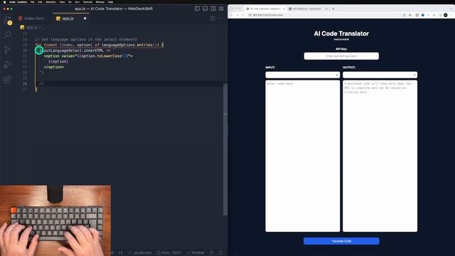 Amazing AI Code Translation | ASMR Programming - No Talking