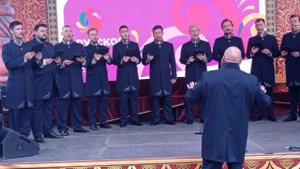 Сибирский мужской хор. Г. Красноярск. " Подмосковные  вечера".