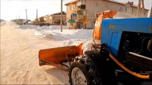 Снегоуборщик СУ 2.1 ОМ на МТЗ 82