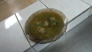 Суп с фрикадельками