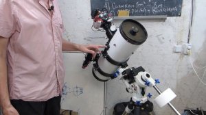 Балансировка RA & DEC экваториальной монтировки.