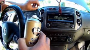 Чистка кондиционера в VW TIGUAN