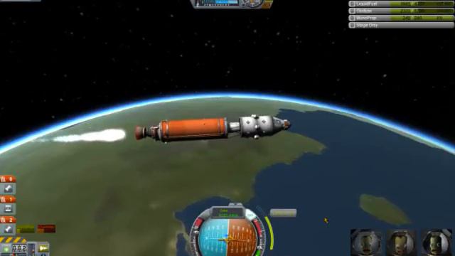 KSP Tutorial - Kerbin to Mun Orbit смотреть онлайн