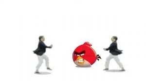oppa angry birds trailer gangnam style dancing parody