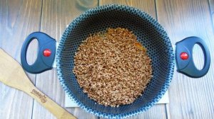 Гречка с печенью и грибами Бистро