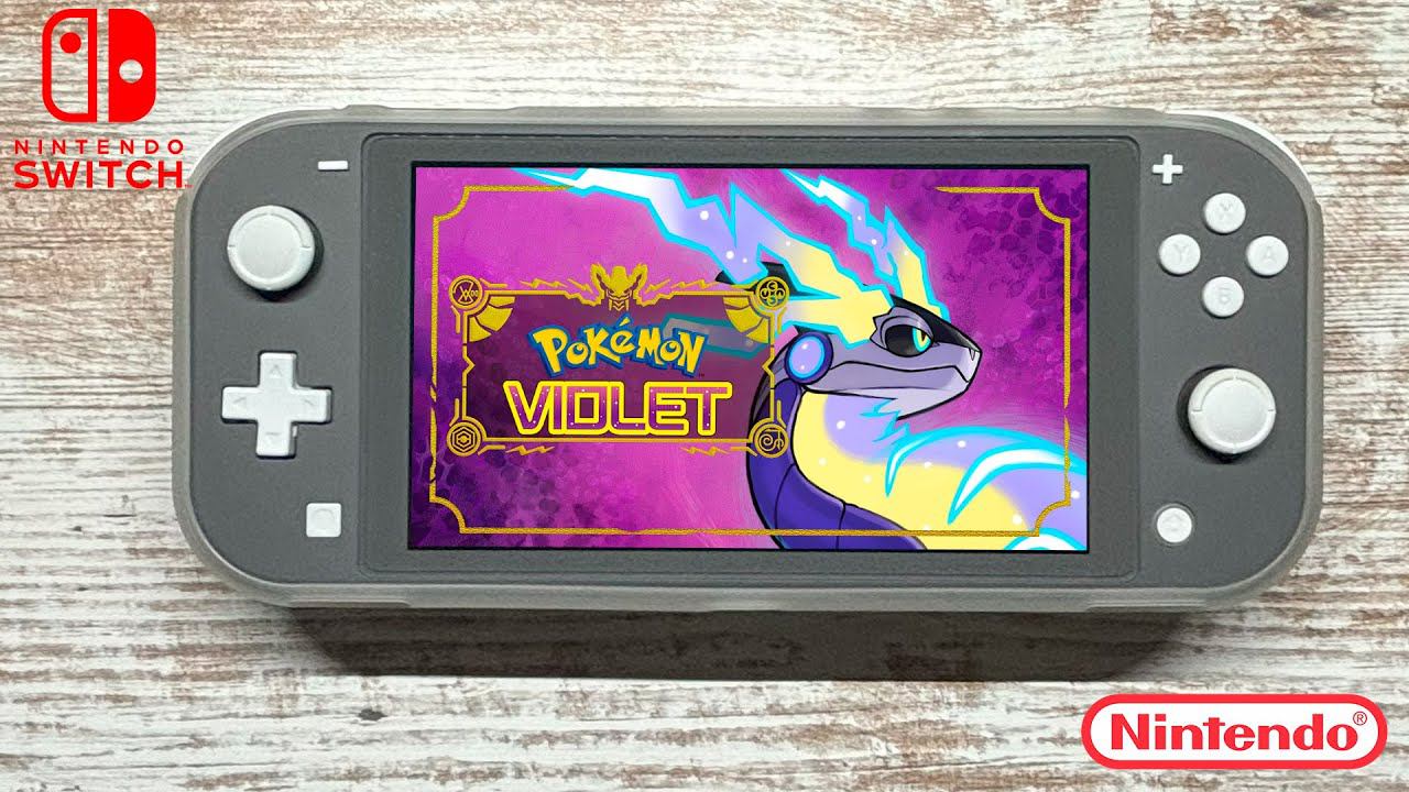 Pokemon Violet Nintendo Switch Lite Gameplay