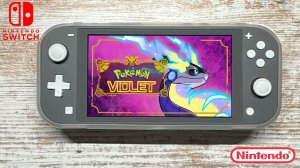 Pokemon Violet Nintendo Switch Lite Gameplay