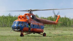 Посадка Вертолёта из СССР Ми-8Т