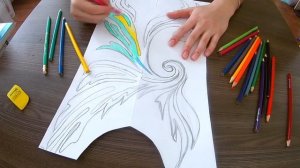 Рисуем купальник для художественной гимнастики