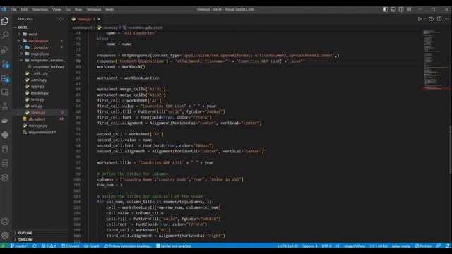 How to exporting data to Excel using Django and Python #django #python