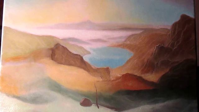 пишем пейзаж (видеоурок 5) - живопись маслом - paint landscape - multi-layered oil painting смотреть онлайн